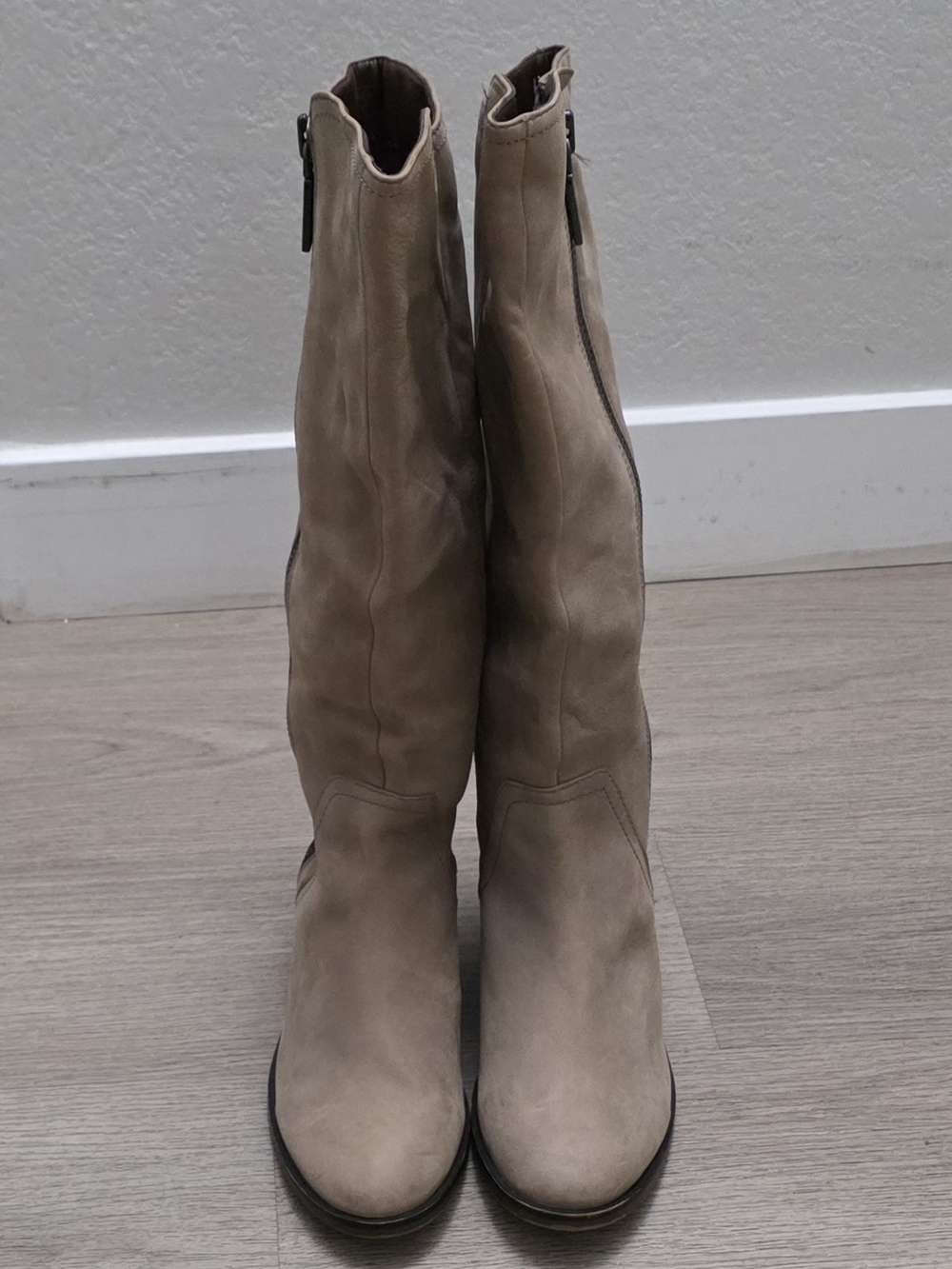 Aldo Women's Taupe Knee-High Suede Boots Size 8.5